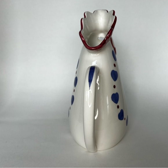 Vintage Hen Ceramic Hand Painted Pitcher FWC Made In Thailand - Picture 11 of 15